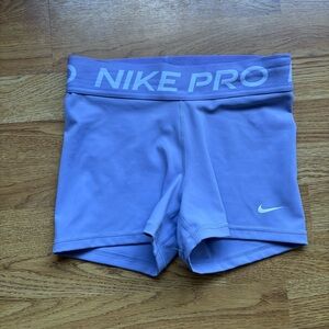 Nike Pro lilac purple athletic shorts running athletic gym workout 3 inch size S